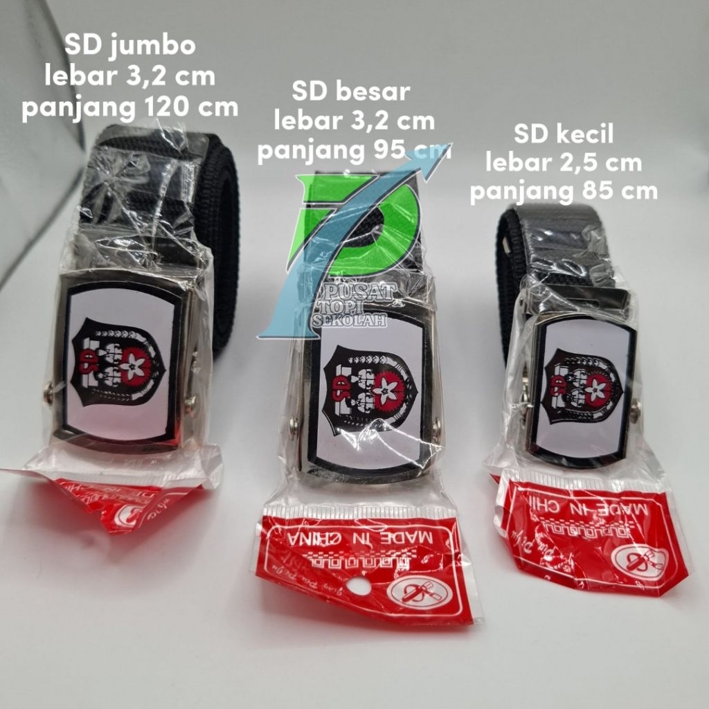 SABUK 1 LUSIN HARGA GROSIR(12Pcs)/ Sabuk Sekolah SD/Ikat pinggang SD