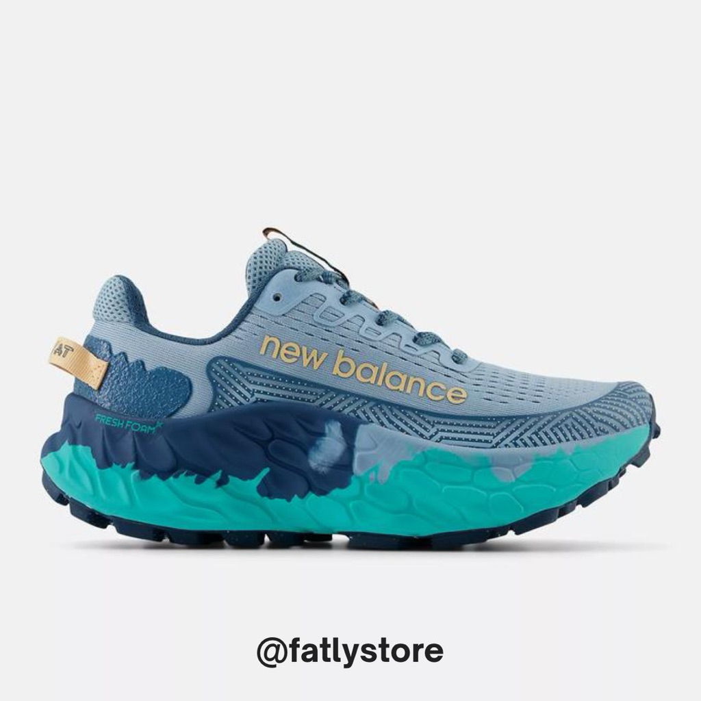 NB Sepatu Trail Running Fresh Foam X more Trail V3 Mens Trail Running Shoes - Blue Reflection BNIB S