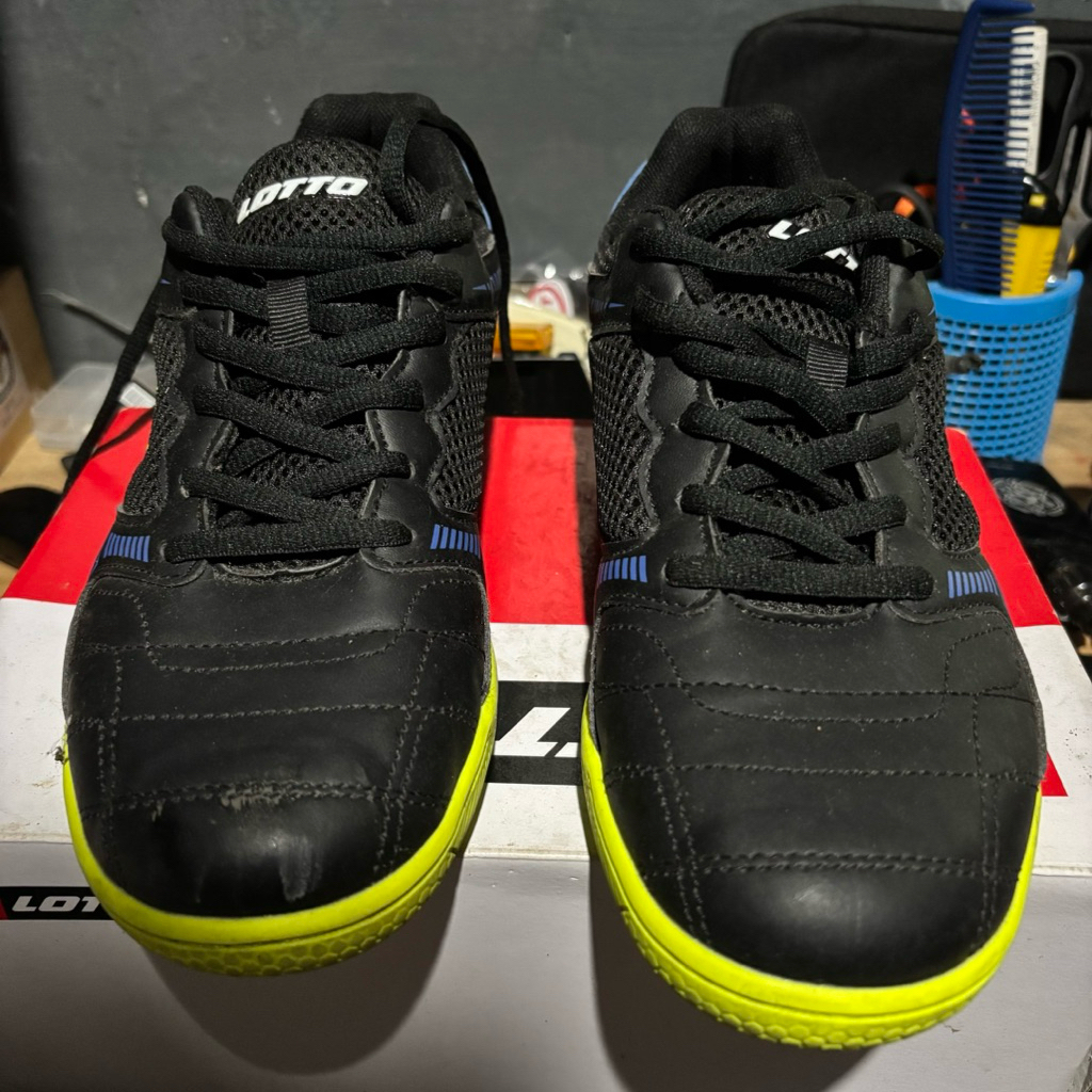 ORIGINAL SEPATU BOLA FUTSAL MINI SOCCER LOTTO CUBA BRAND ITALY SIZE 43