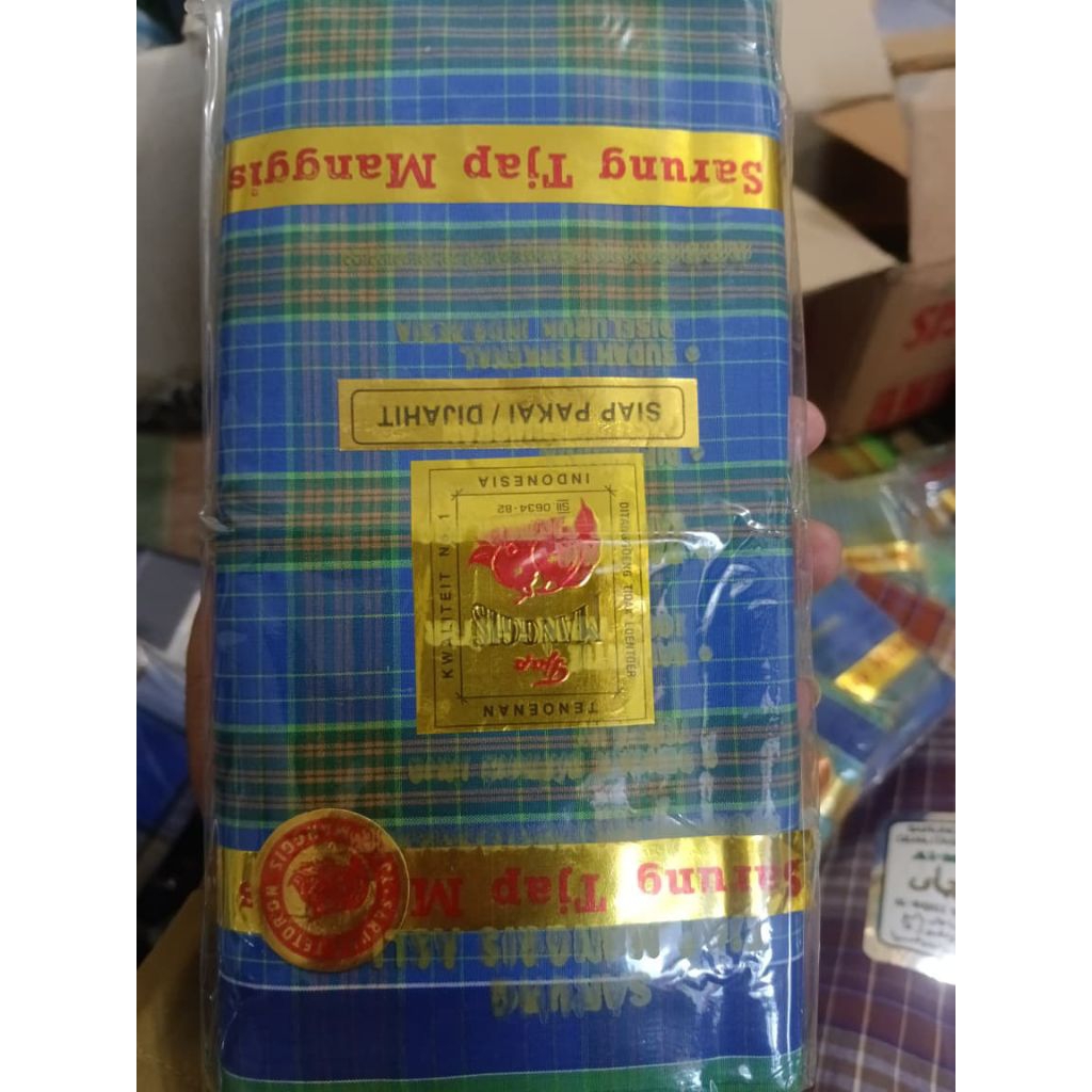 sarung tjap manggis cetron asli original