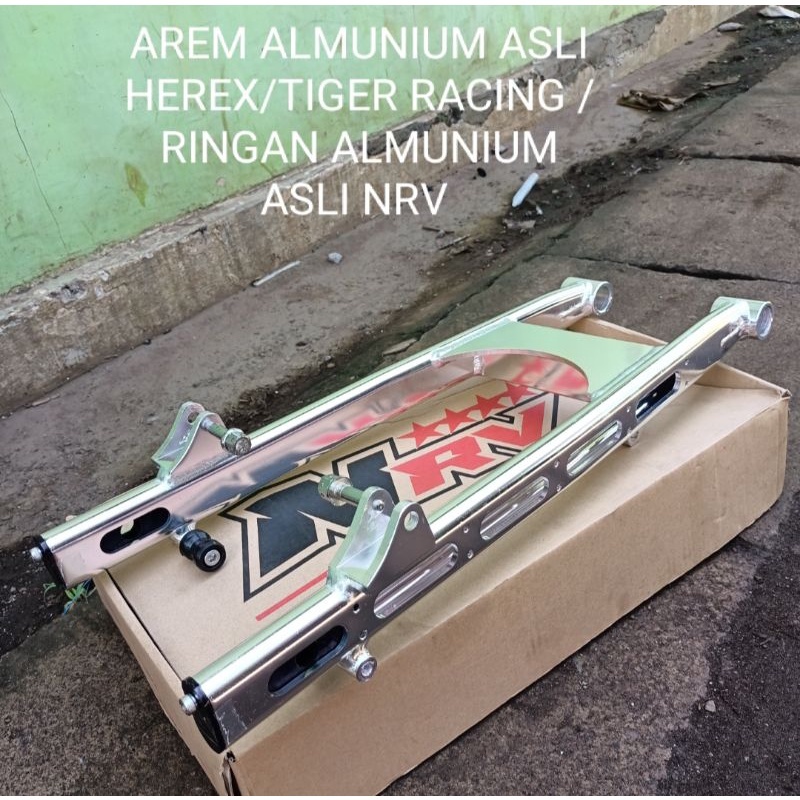 SWING ARM ALMUNIUM TIGER ASLI HEREX AREM ALMUNIUM RACING TIGER HEREX MODEL nrv DD