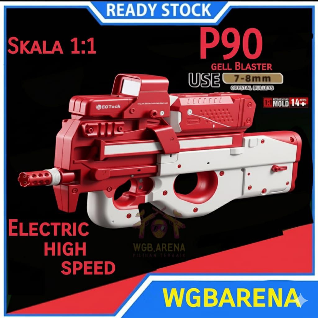 Wgb Mainan Blaster Eletrik Aktifitas Luar Ruangan Olahraga bersertifikat SNI