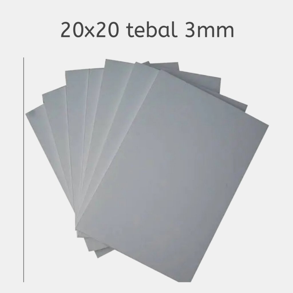 pvc board 3mm abu abu 40x60