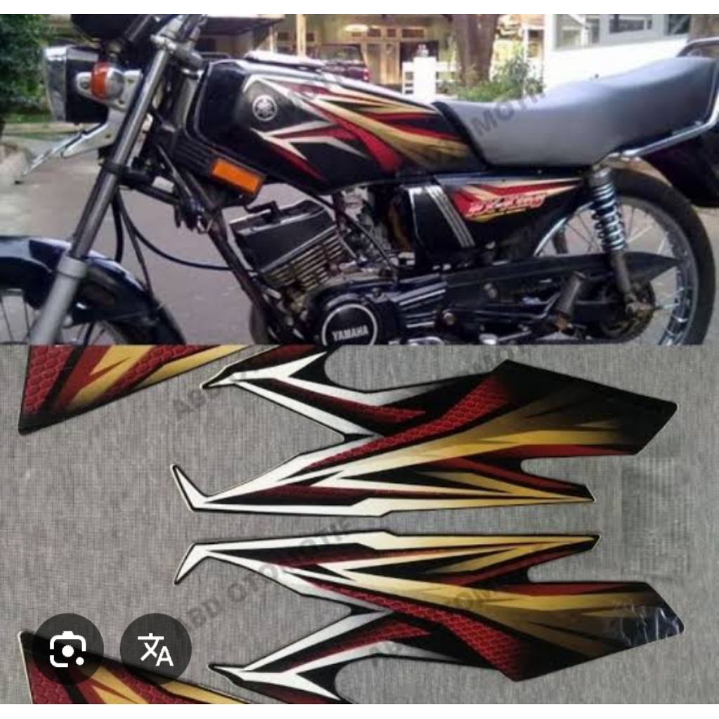 Striping List RX king 2005 hitam merah