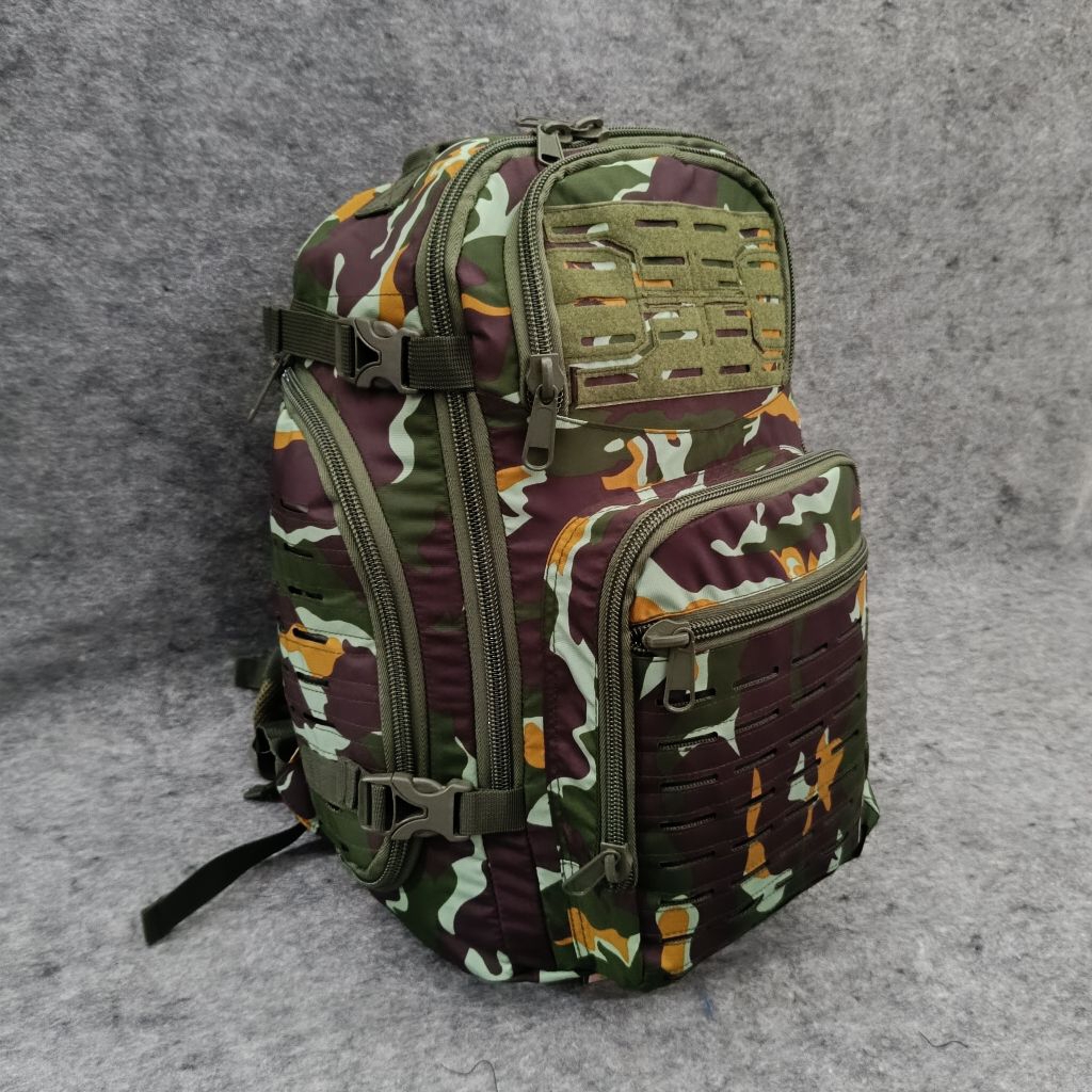 Tas Tactical Loreng Brimob GEN 1 Laser Cutting / Tas Tactical Loreng Brimob / Ransel Loreng Brimob