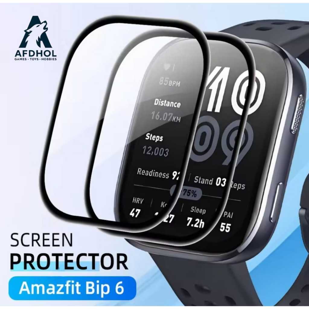 ANTI GORES AMAZFIT BIP 6 XIAOMI AMAZFIT BIP 6 BIP6 FULL COVER SCREEN PET PMMA SCREEN GUARD PROTECTOR