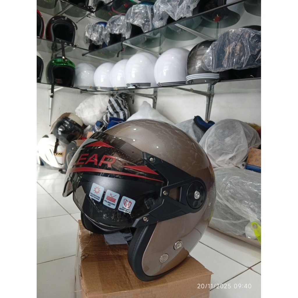HELM DAG KACA PILOT ORIGINAL