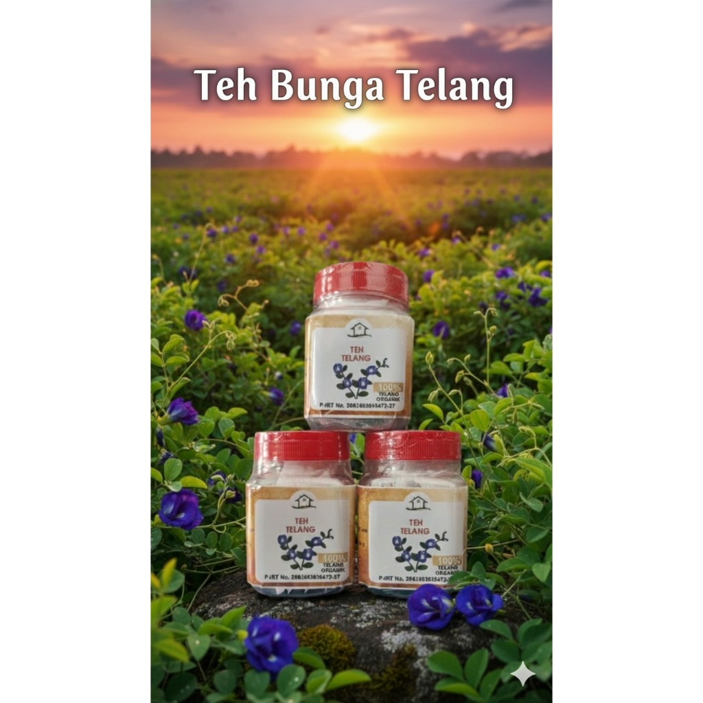 Teh Celup Bunga Telang