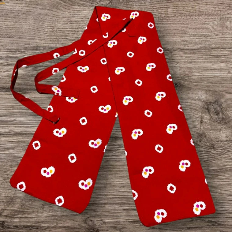 Angkin Motif Jumputan Aneka Warna ( COD BAYAR DI TEMPAT ) 2025 merah