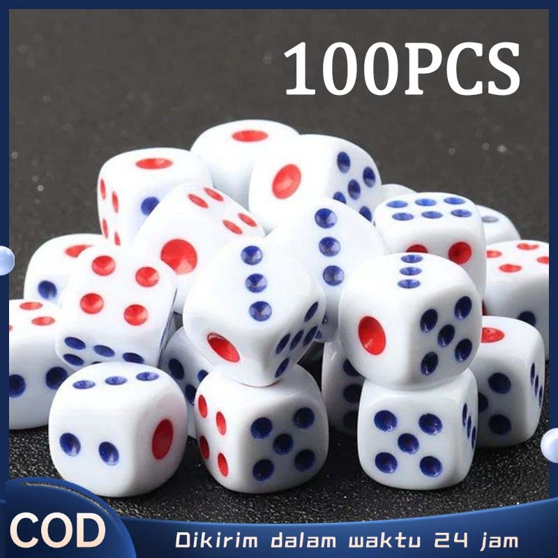 12mm 13mm Dadu Putih 100pcs Dadu Kecil Mainan Mainan Dadu Dadu/dice