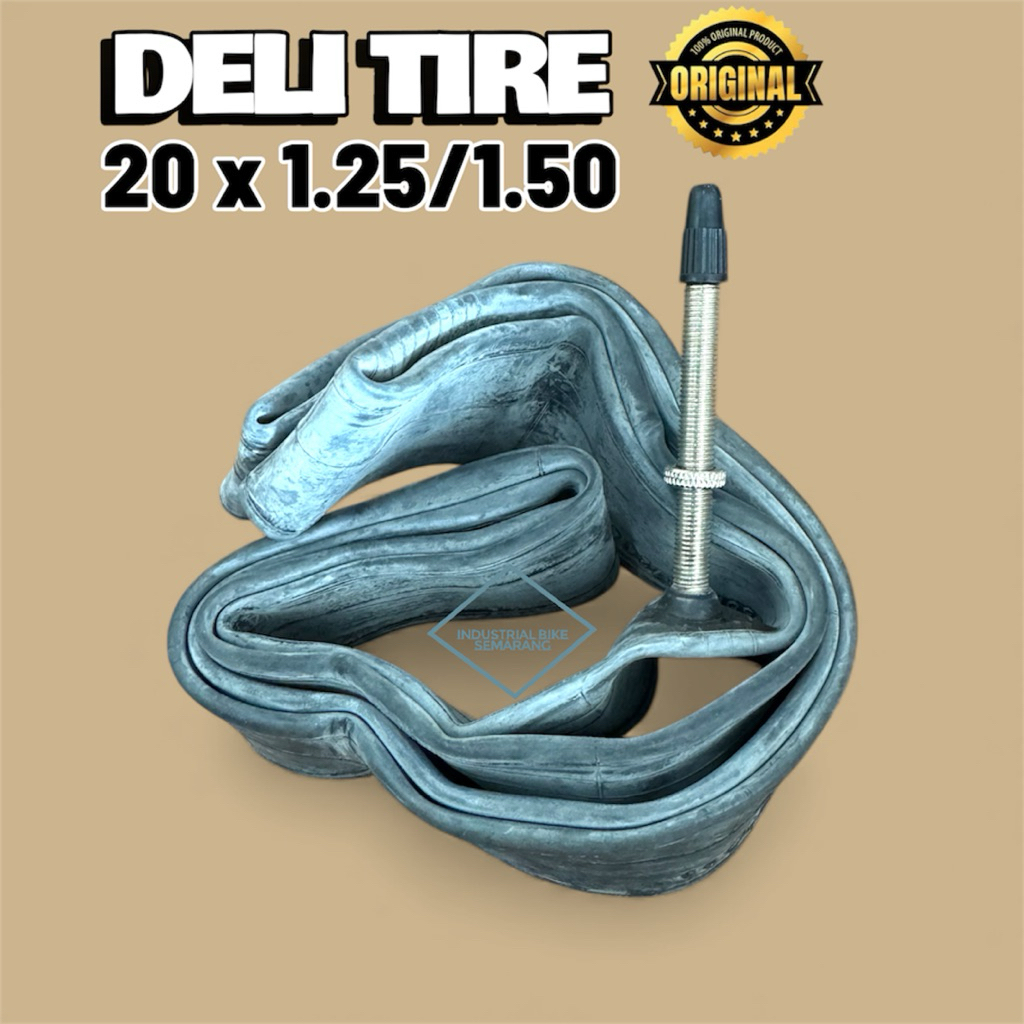 ( BAN DALAM 20 x 1.25 / 1.50 DELI ) Tube Ban Dalam Sepeda 20 inch Seli Lipat Mini Minion Bmx Cruiser