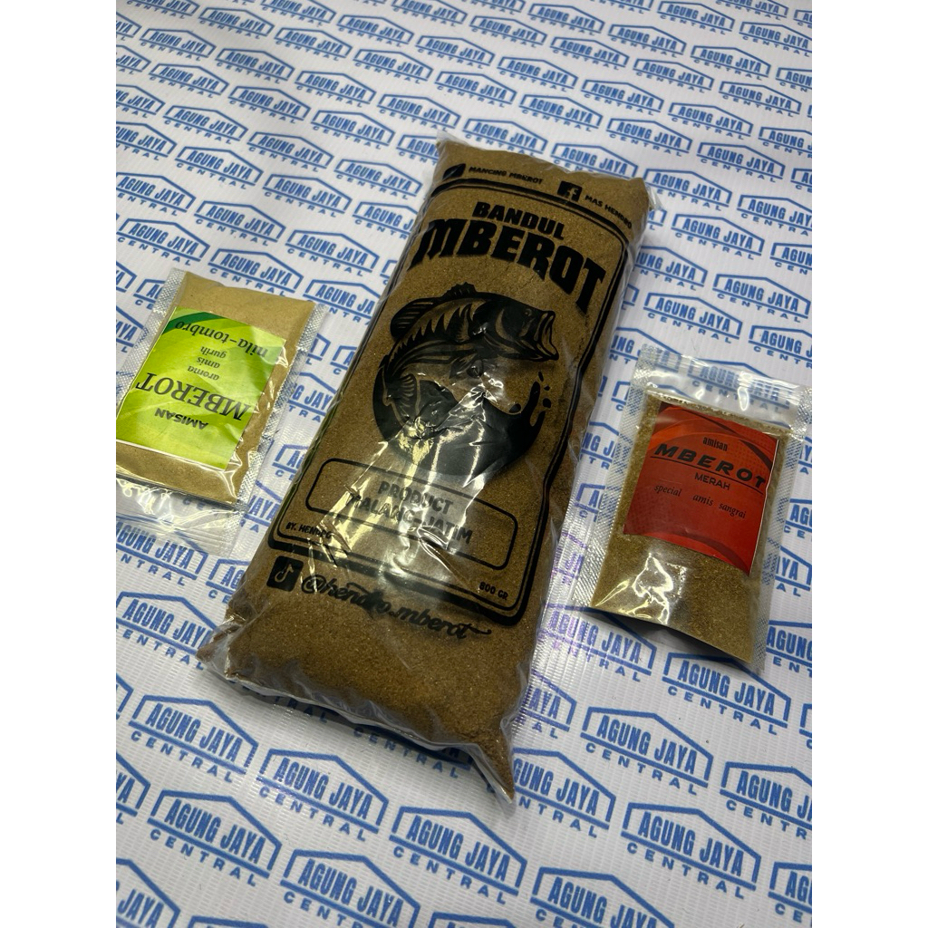 MBEROT Bandul dan Amisan Umpan Ikan Nila, Tombro, Lele, Mas – Aroma Amis Gurih Mantap