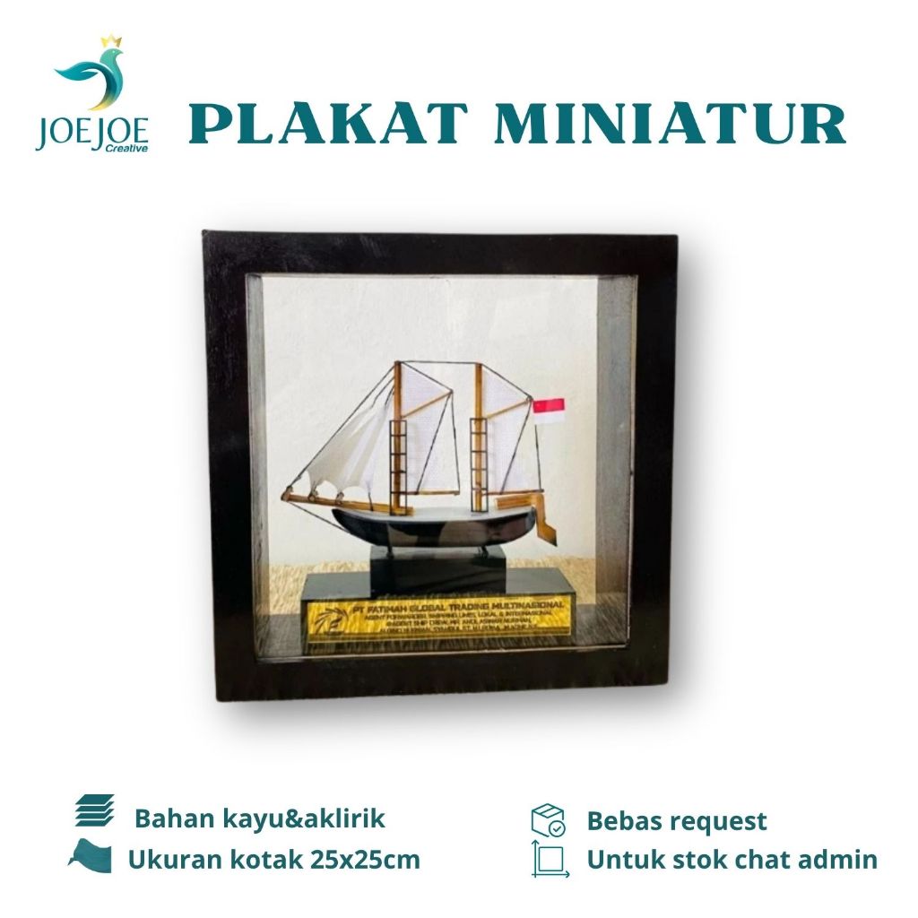 plakat miniatur kapal kekinian | model plakat kapal terbaru | miniatur kapal