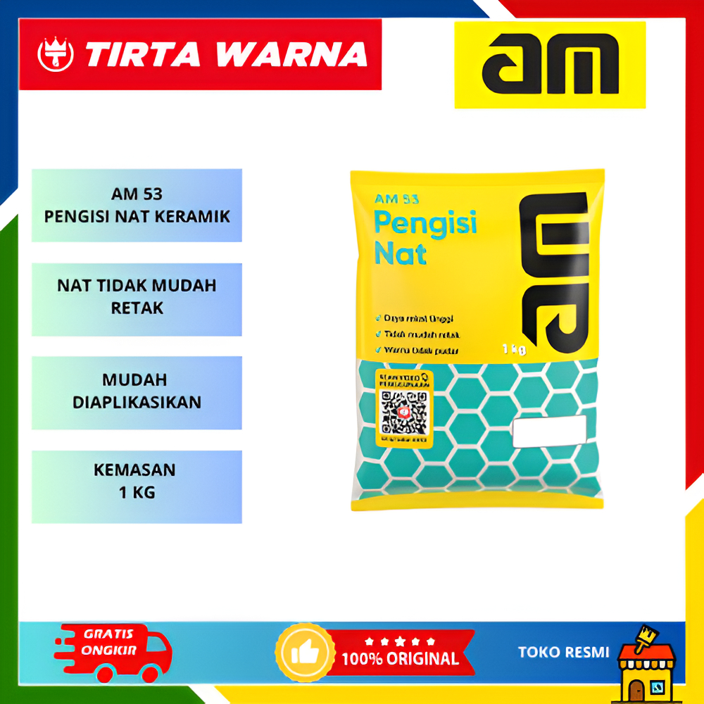 AM 53 Nat Keramik Granit 1kg Tidak Retak