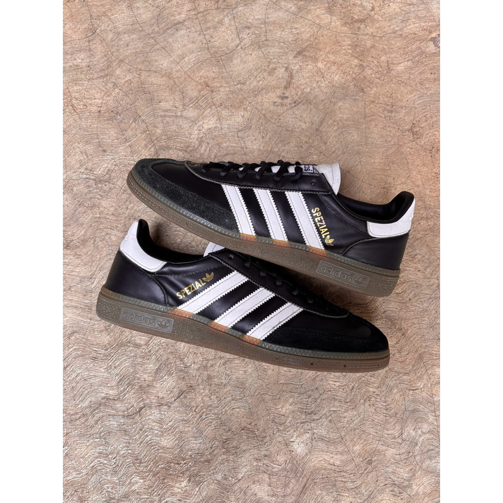 adidas spezial black white leather