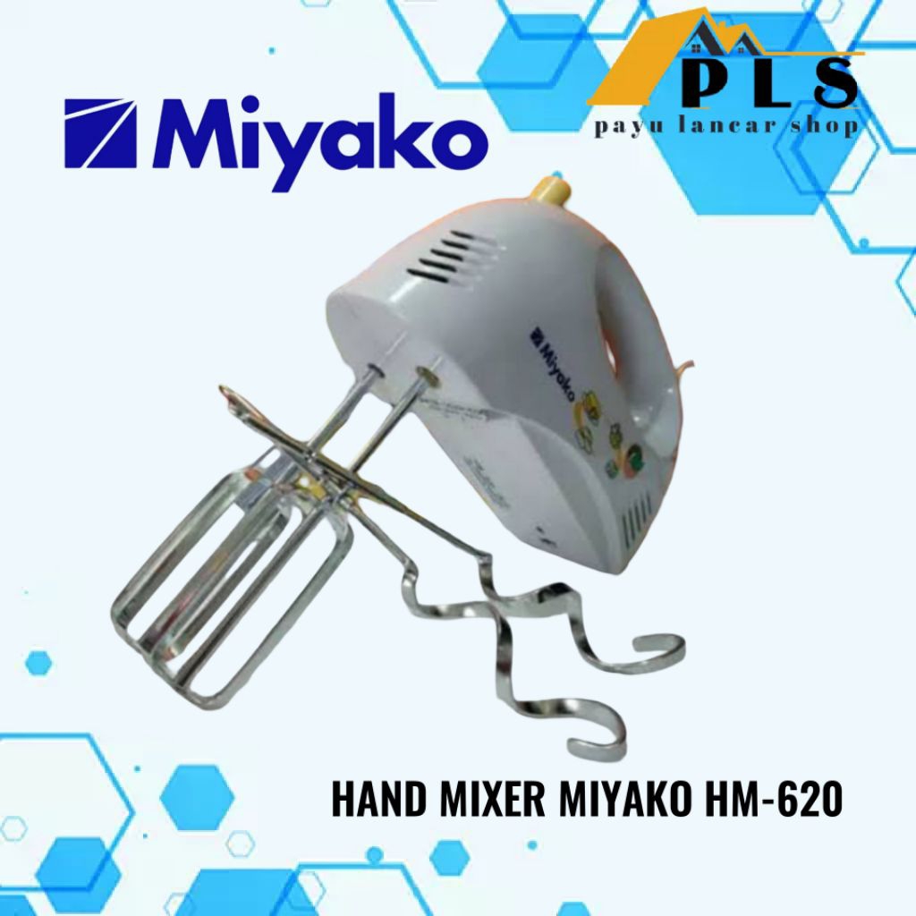 MIYAKO Hand mixer HM 620, mixer miyako, pengocok adonan kue miyako