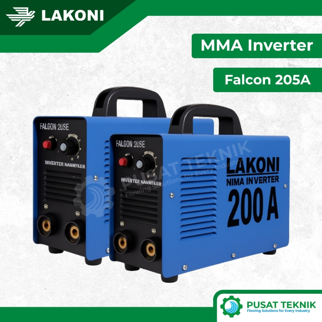 Mesin Las LAKONI MMA Falcon 205A Welding Inverter Listrik 200A 2000 Watt