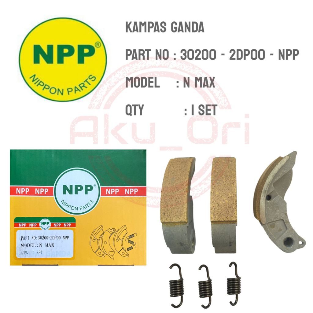 OTO KOPLING NMAX (2DP) NPP kampas ganda otomatis kopling only nmax old