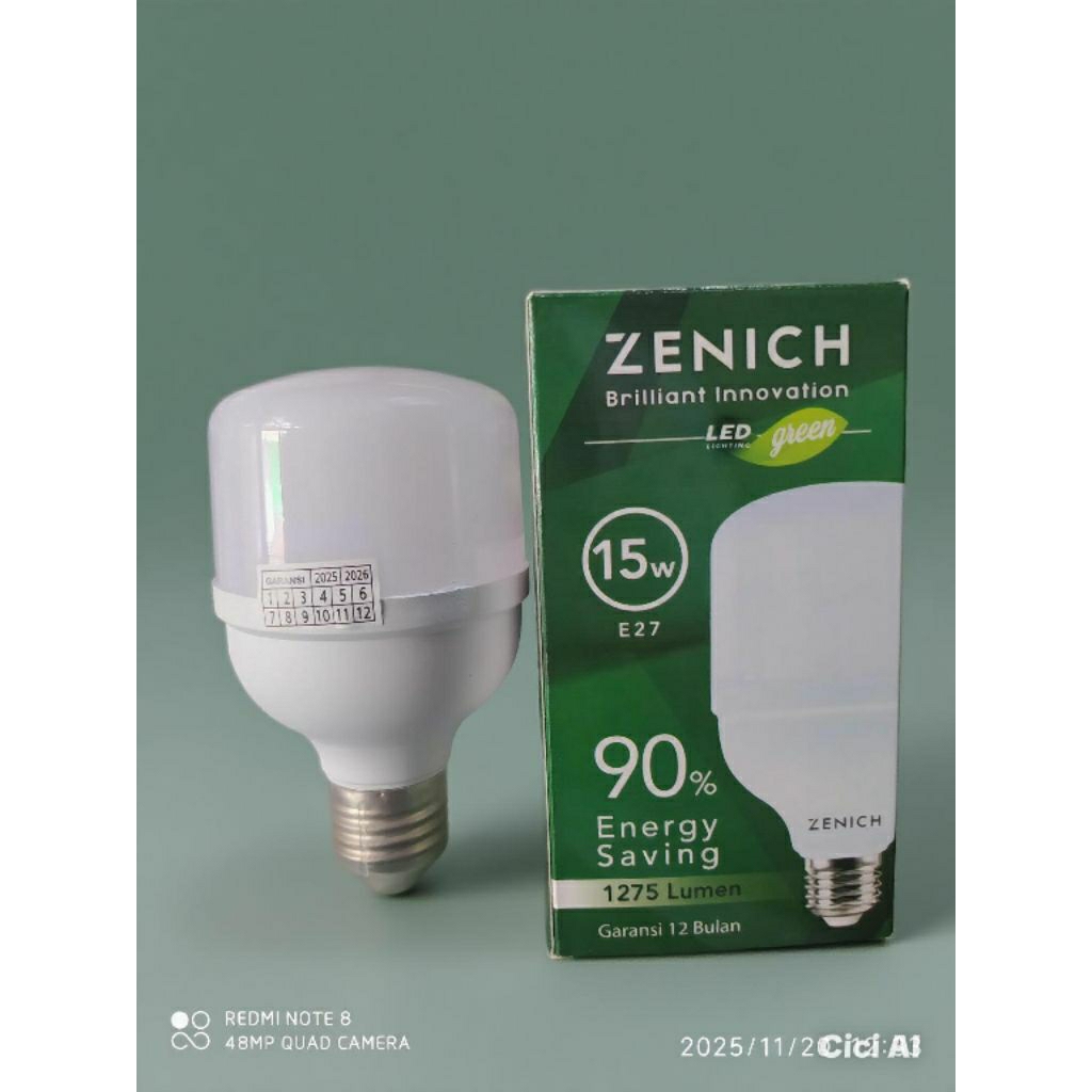 lampu zenich 15 watt