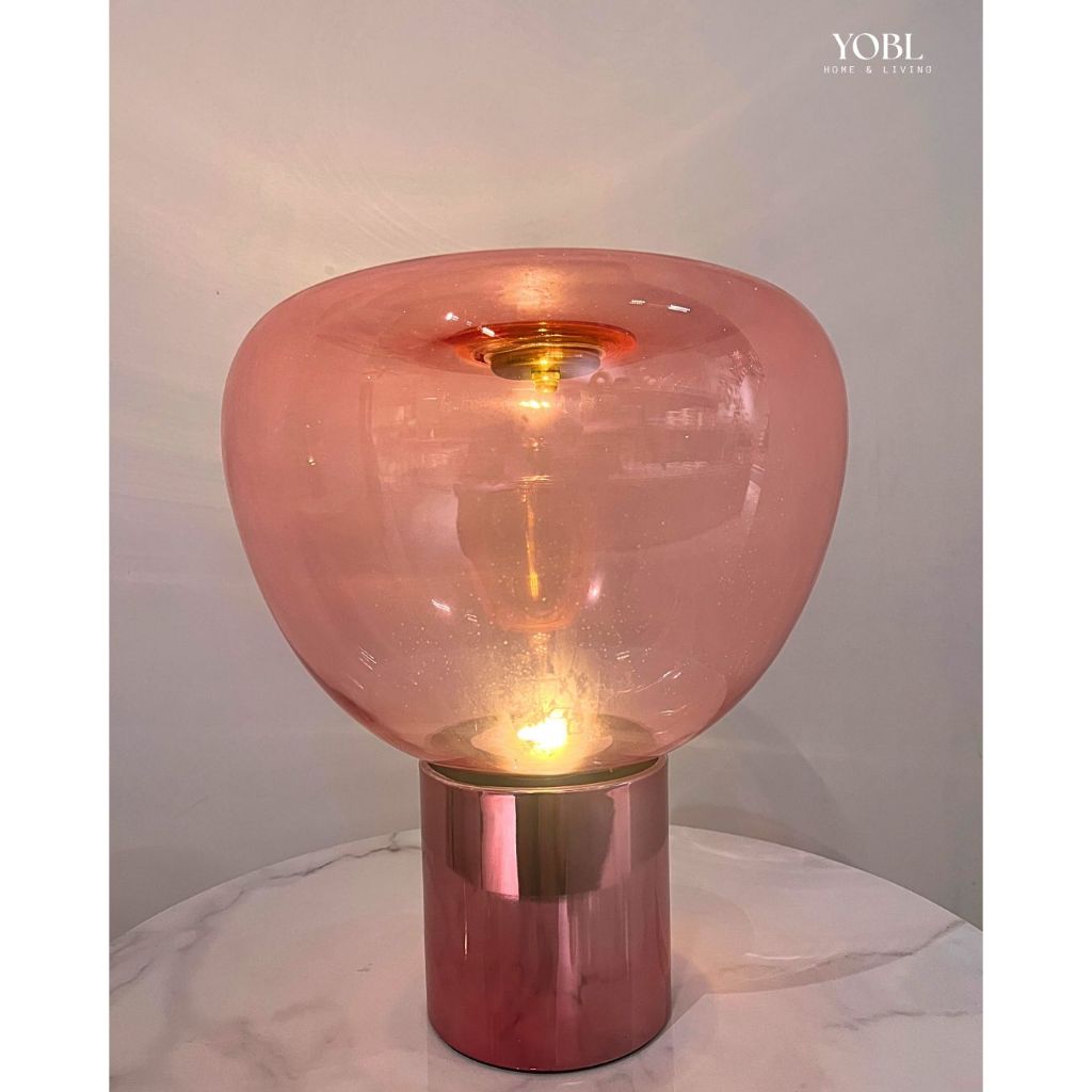 Lampu Hias Meja LED Modern Minimalis RoseGold