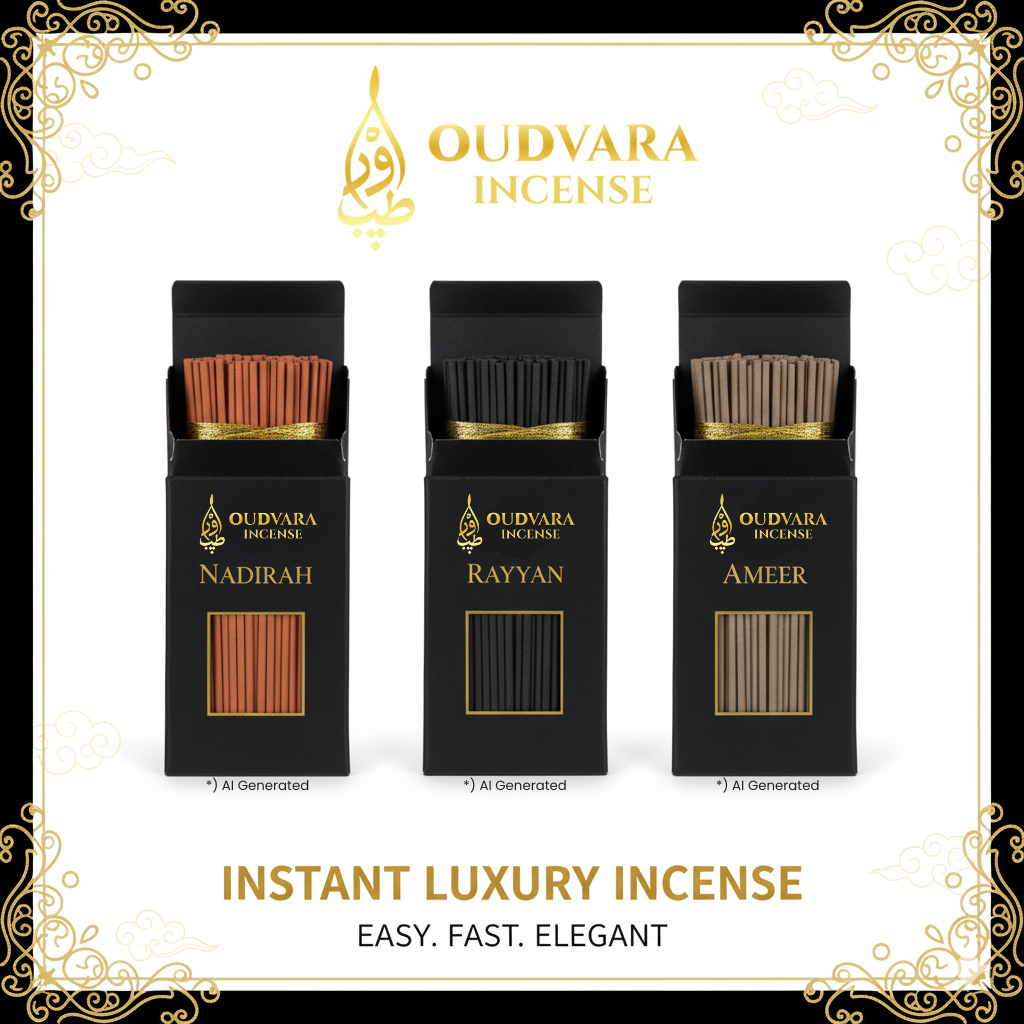 SEMARAK JBL - Aromatic Stick Oudvara Kayu Gaharu Asli Dupa Incense Wangi 1 Box isi 24 Batang