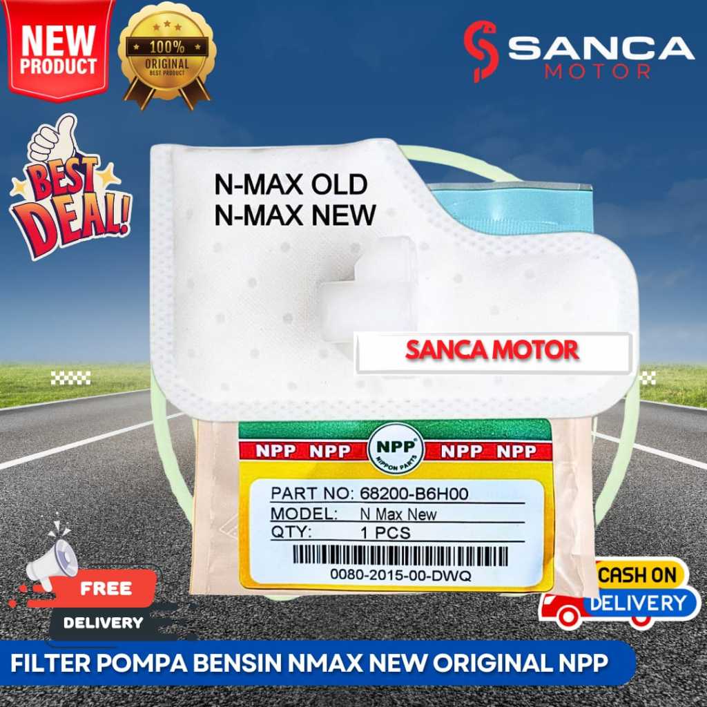 FILTER POMPA BENSIN FUEL PUMP PAMPERS NMAX NEW 68200-B6H00 ORIGINAL NPP PREMIUM