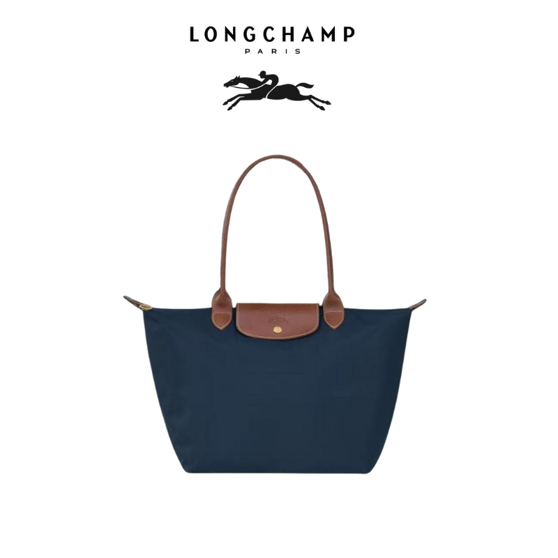 Longchamp Tote Bag Nylon Anti-Water Large Capacity for Women Perjalanan Kantor Travel Authentic