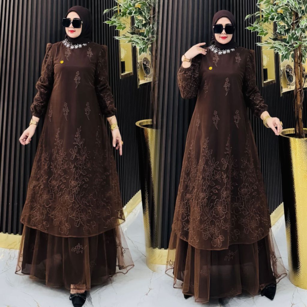 GAMIS RAYYA SET SEGI EMPAT