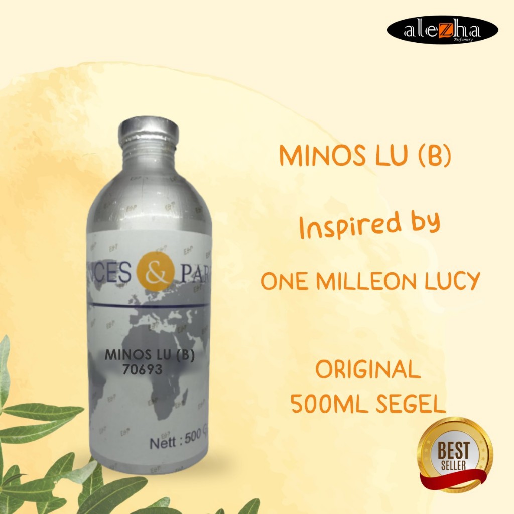 BIBIT PARFUM MURNI MINOS LU  / ONE MILLEON LUCY | (ESSENCES) 500ML SEGEL