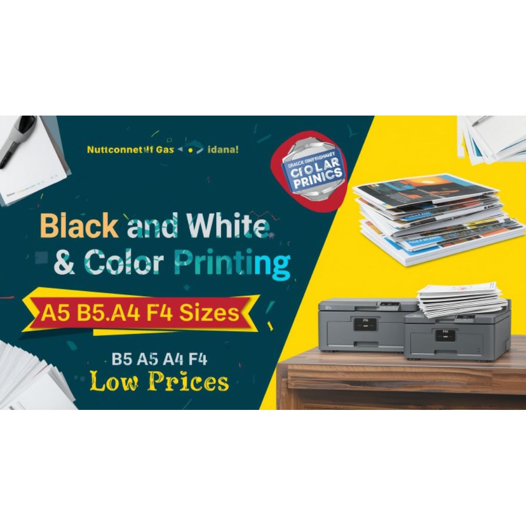 Cetak Dokumen PDF Online | Print Warna / Hitam Putih | Makalah, Tugas, Proposal, Skripsi |