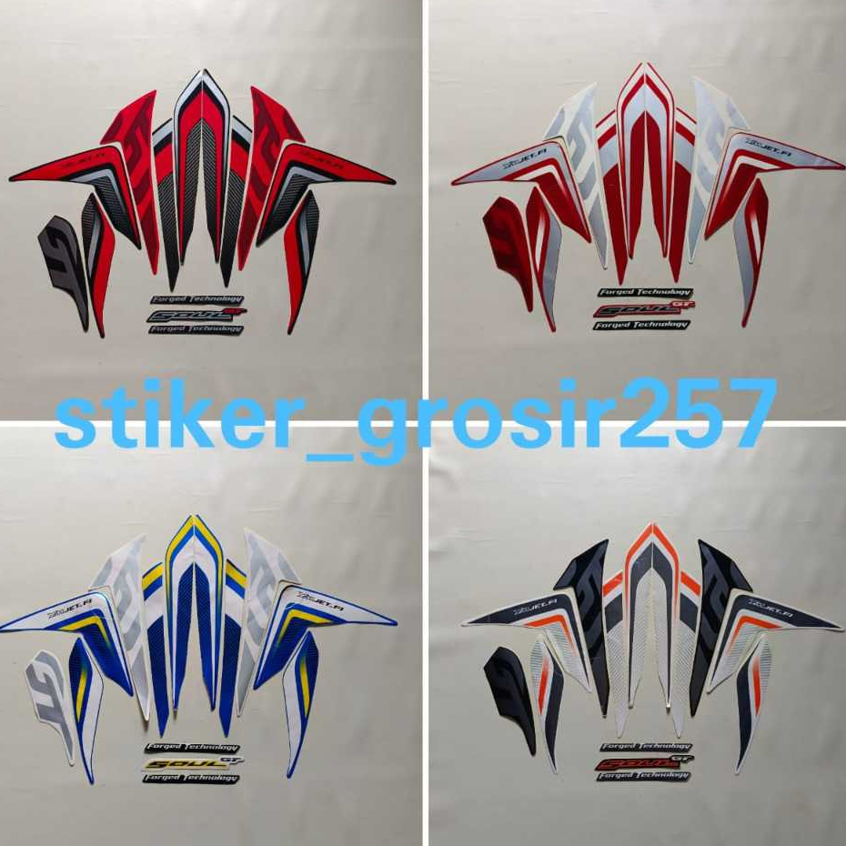 STRIPING STIKER LIS BODY MOTOR YAMAHA MIO SOUL GT 2014