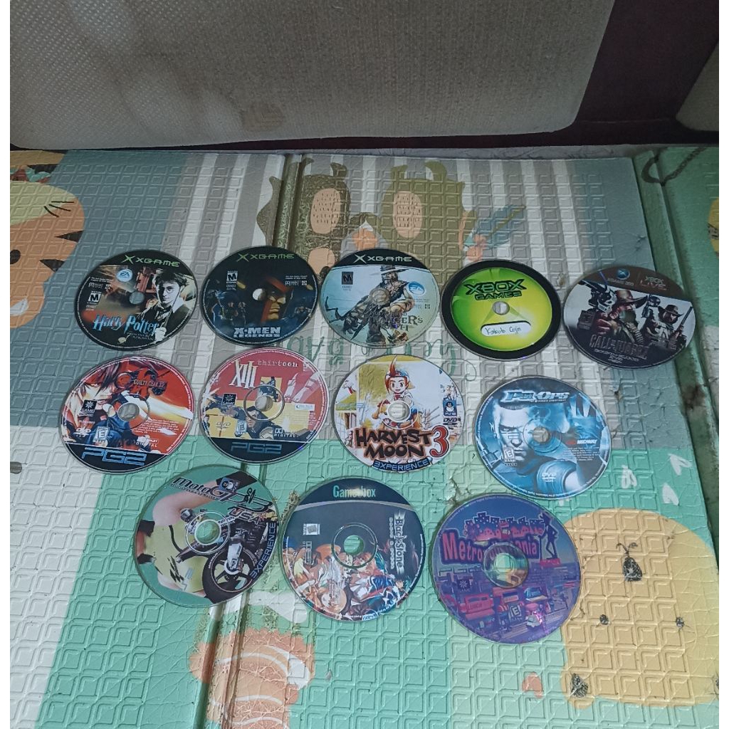 Paket 12 Kaset - Kaset Game Tanpa Cover