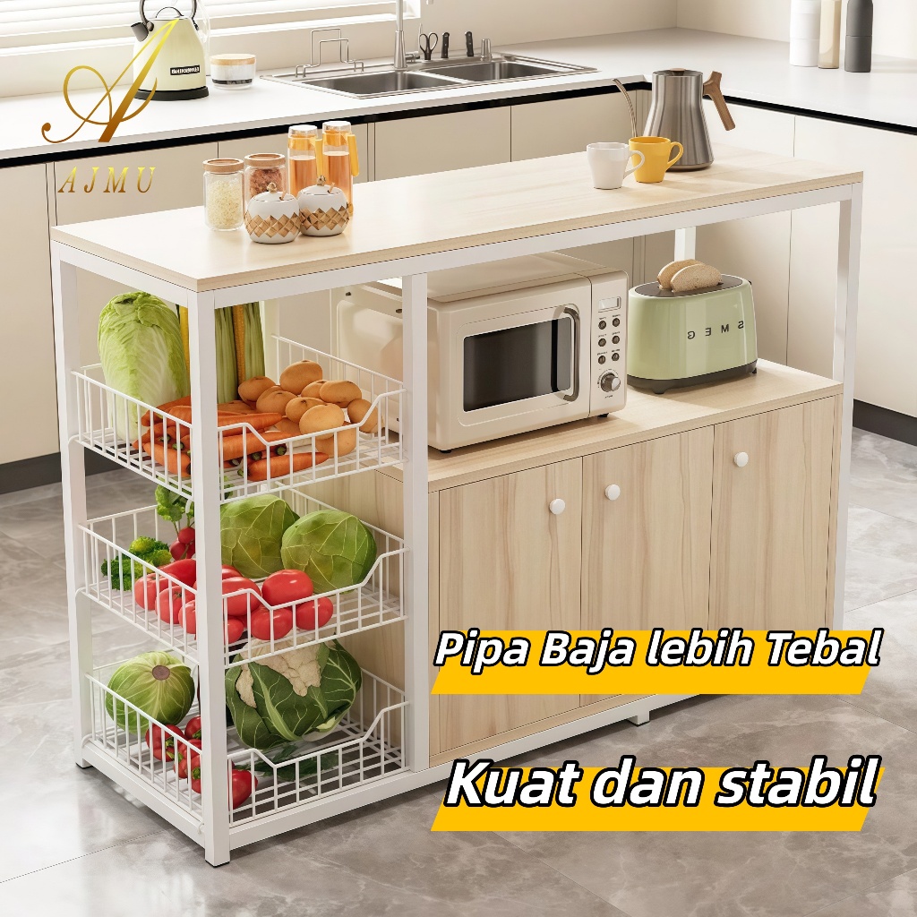 AJMU/Rak Dapur & Oven Microwave/Lemari dapur berkapasitas besar
