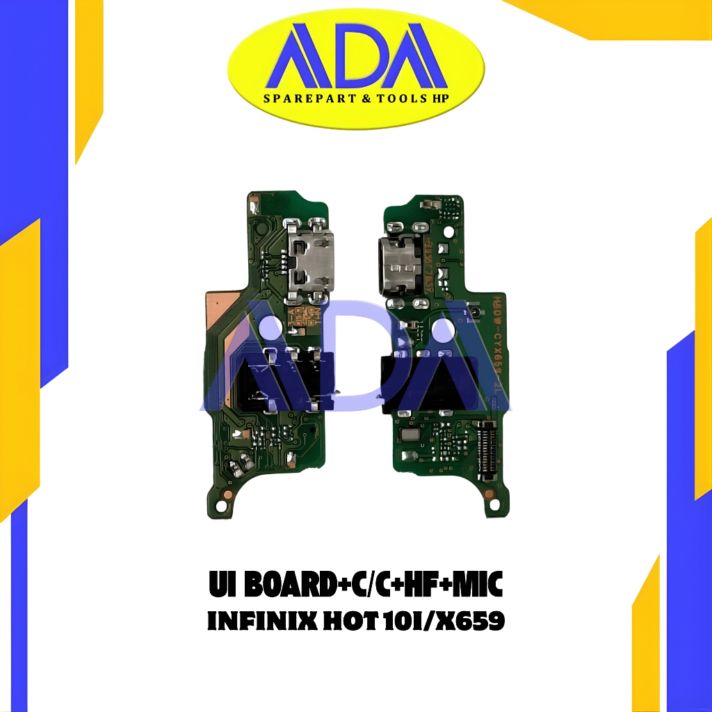 FLEXIBLE PAPAN CAS INFINIX HOT 10I/X659 PAPAN KONEKTOR CAS / CHARGER + C/C + HF + MIC