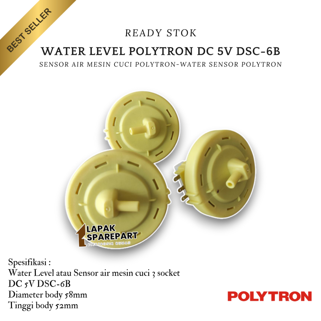 [BAYAR DITEMPAT] Water Level Polytron Sensor Air Mesin Cuci Polytron Water Sensor Polytron