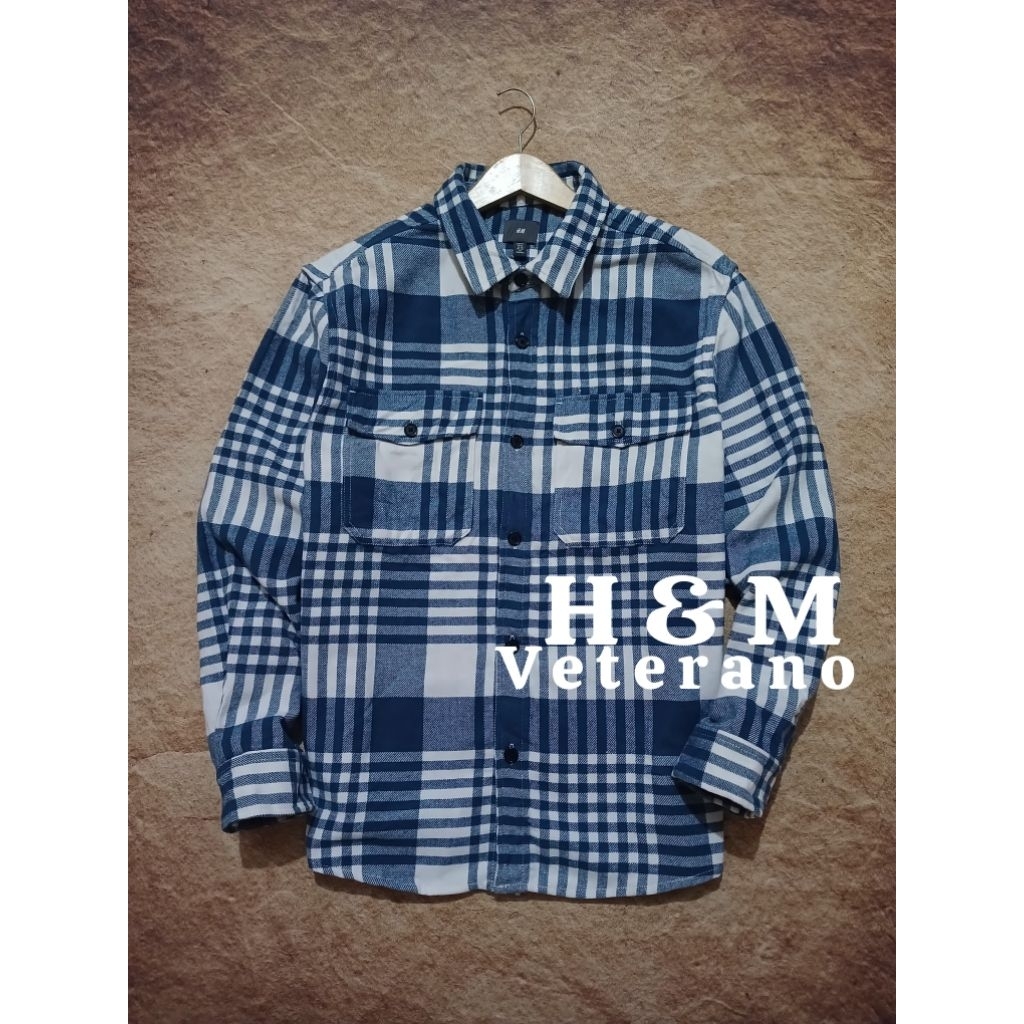 shirt outer veterano H&M bahan tebal recomend
