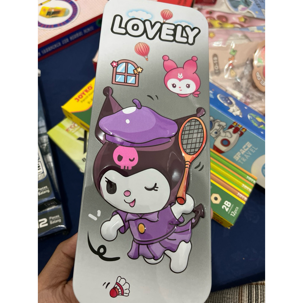 tempat pensil kuromi/tempat pensil murah/kuromi