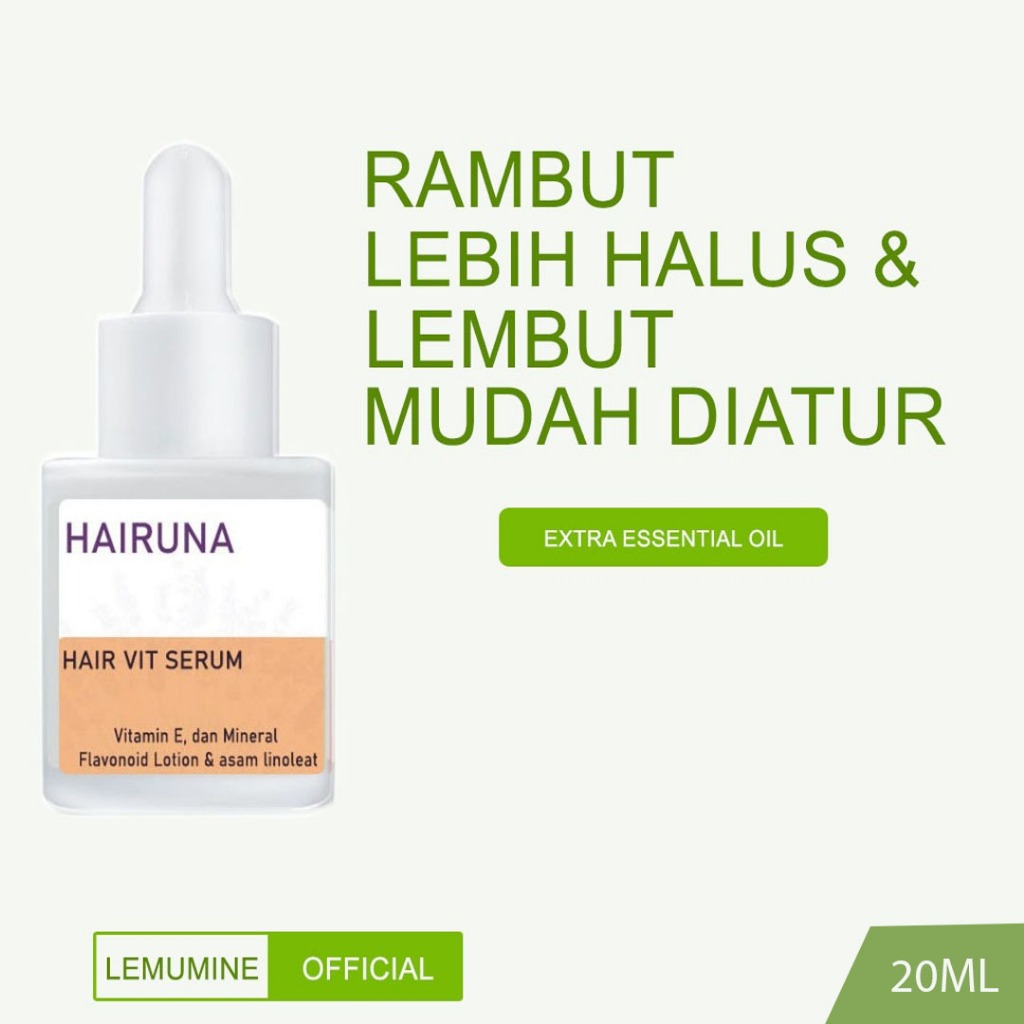 Serum rambut kering dan mengembang Vitamin Rambut Kering Hair Serum Rambut Kering Hairuna