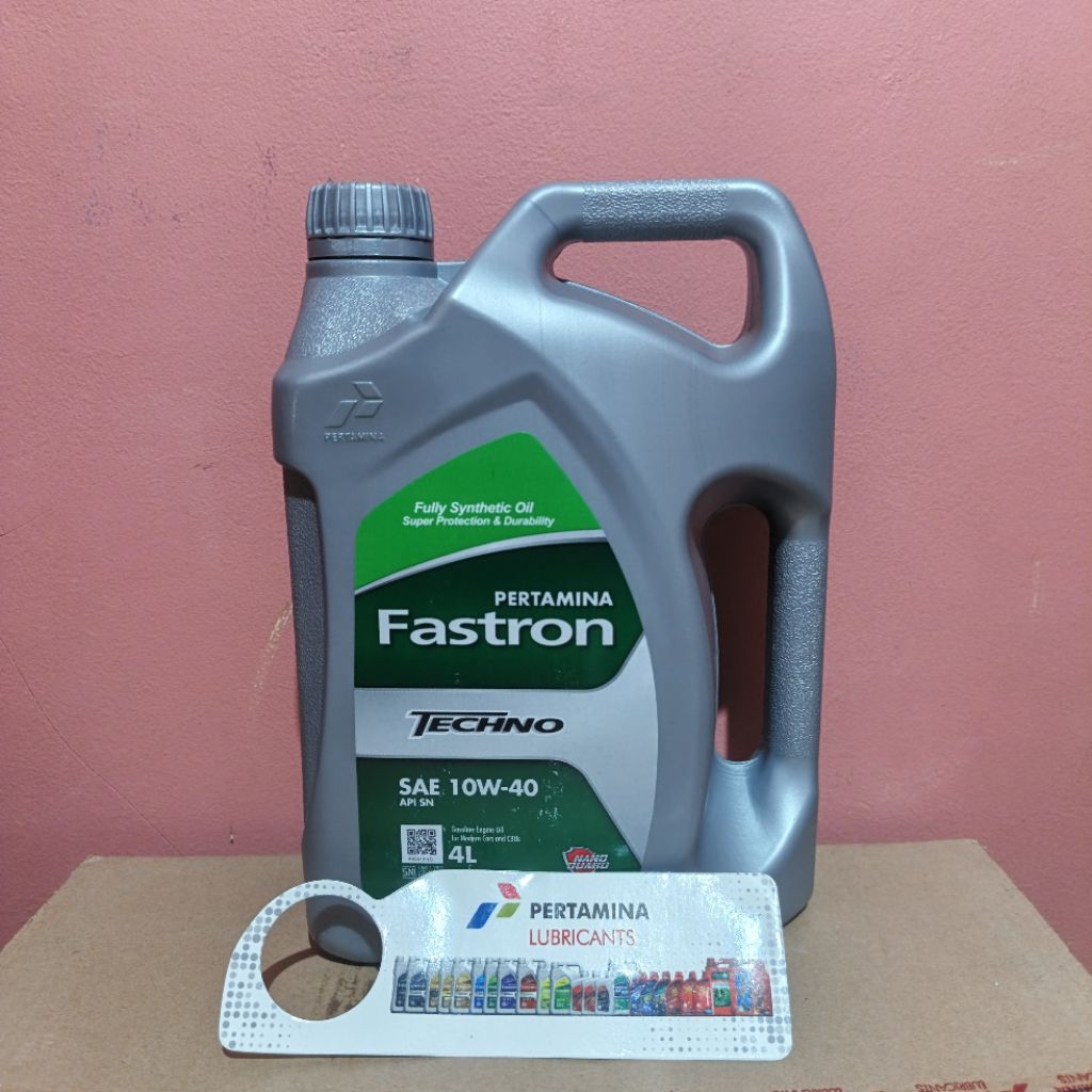 OLI MESIN FASTRON 4 LITER SAE 10W-40 OLI PELUMAS MESIN MOBIL BENSIN AVANZA XENIA SIGRA GRANDMAX AGYA