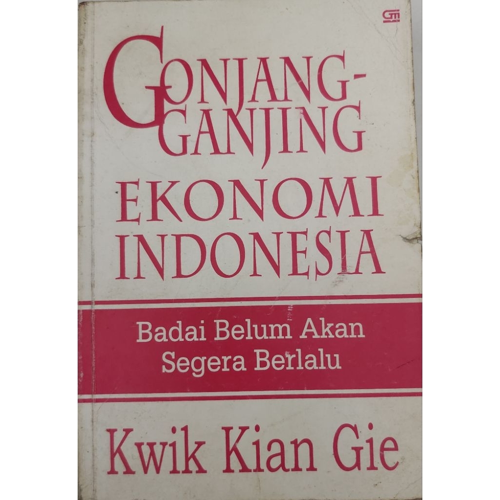 BUKU GONJANG GANJING EKONOMI INDONESIA BEKAS ORIGINAL
