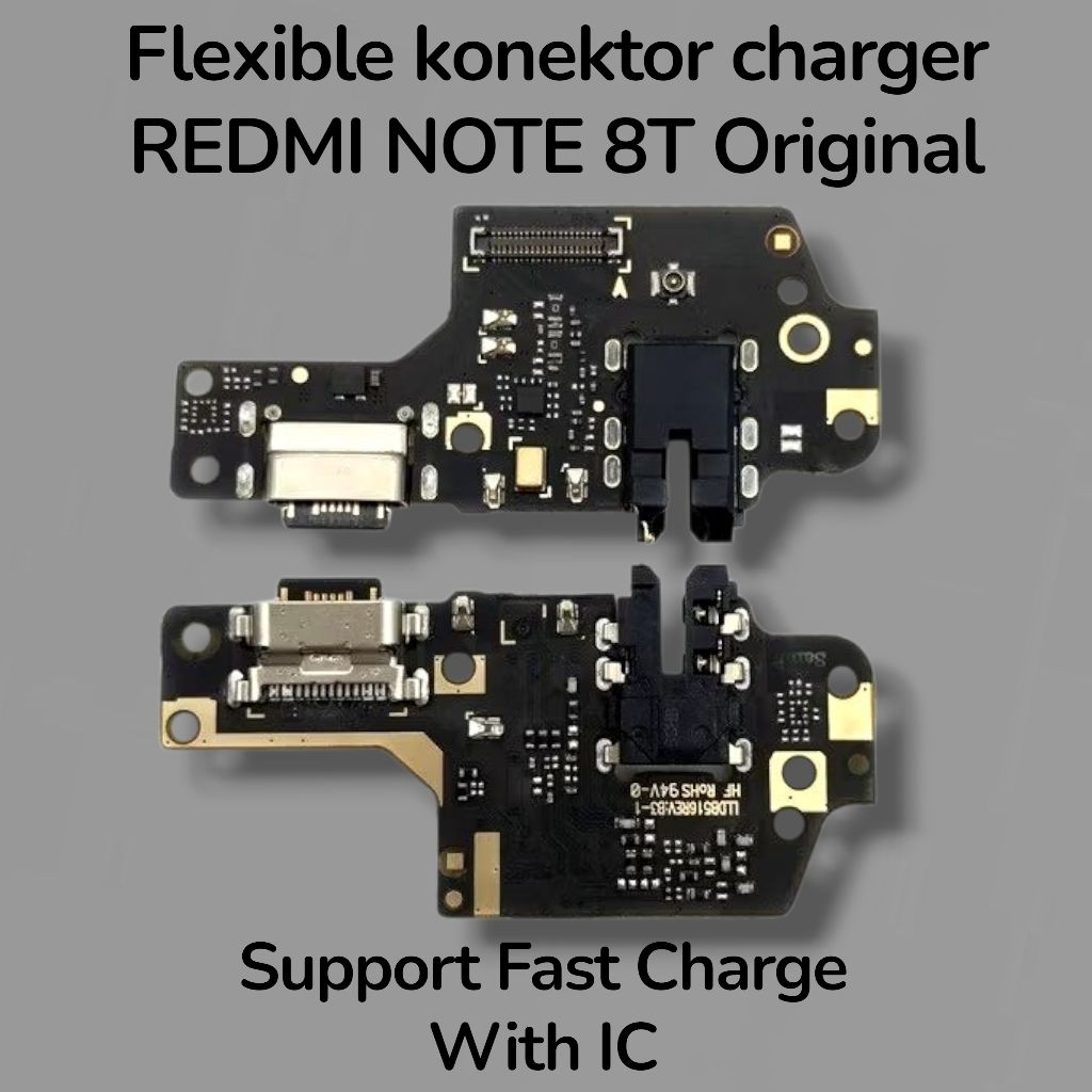 HP REDMI NOTE 8T PAPAN KONEKTOR CHARGER / PAPAN CAS ORIGINAL