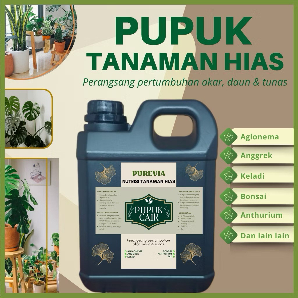 SPRAY PUPUK CAIR TANAMAN HIAS SIAP PAKAI | PUPUK CAIR SEMPROT LANGSUNG PAKAI | PUPUK SUBUR TANAMAN