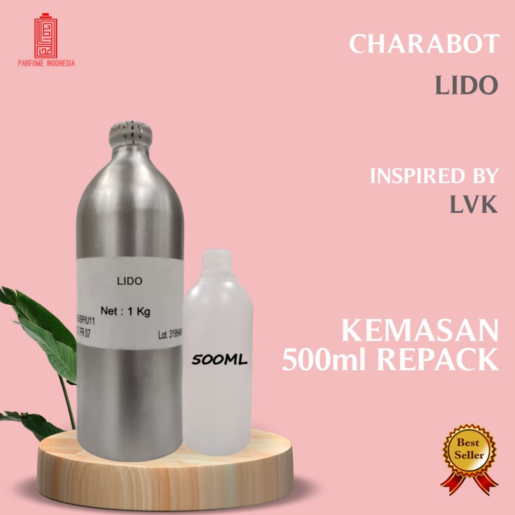 bibit parfum murni LIDO CHARABOT 500ML REPACK