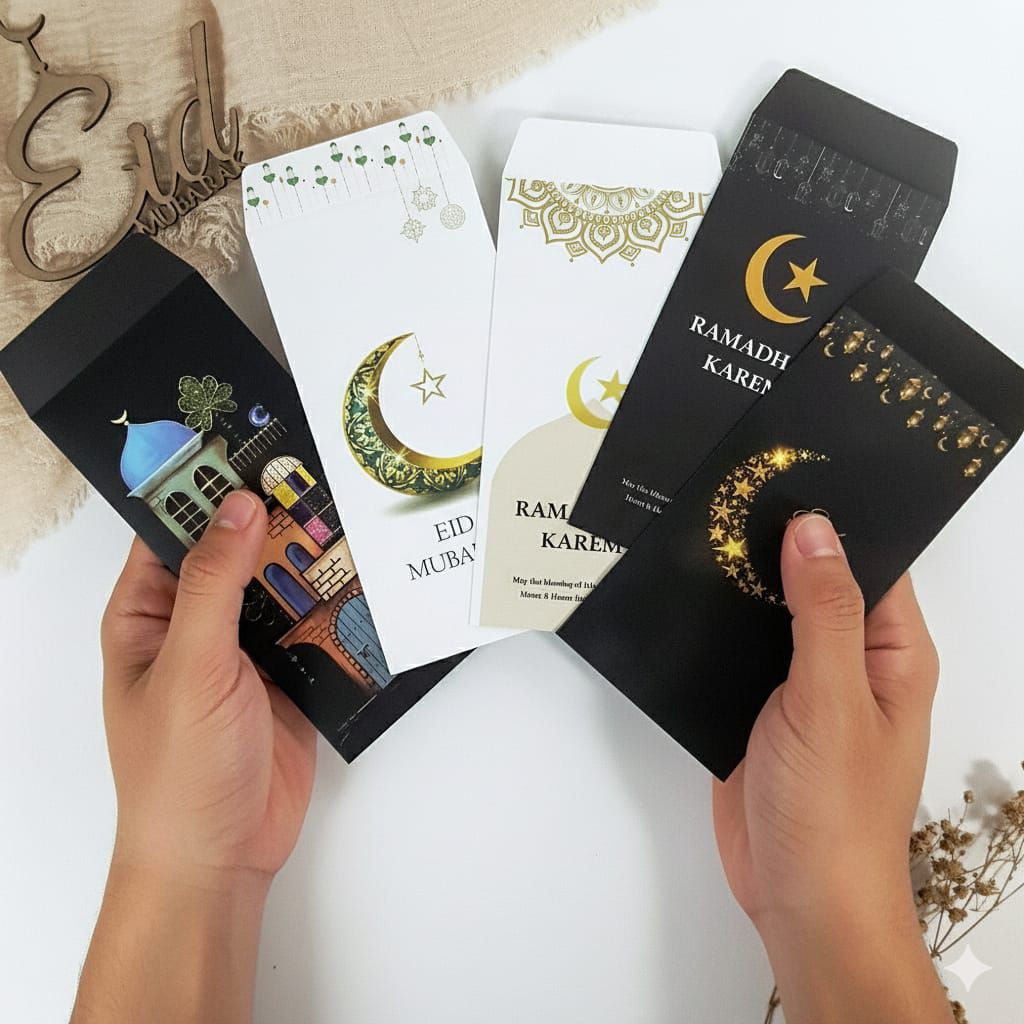 Amplop Lebaran Aesthetic - Amplop Lebaran Unik 2026- Angpao Lebaran Grosir Murah