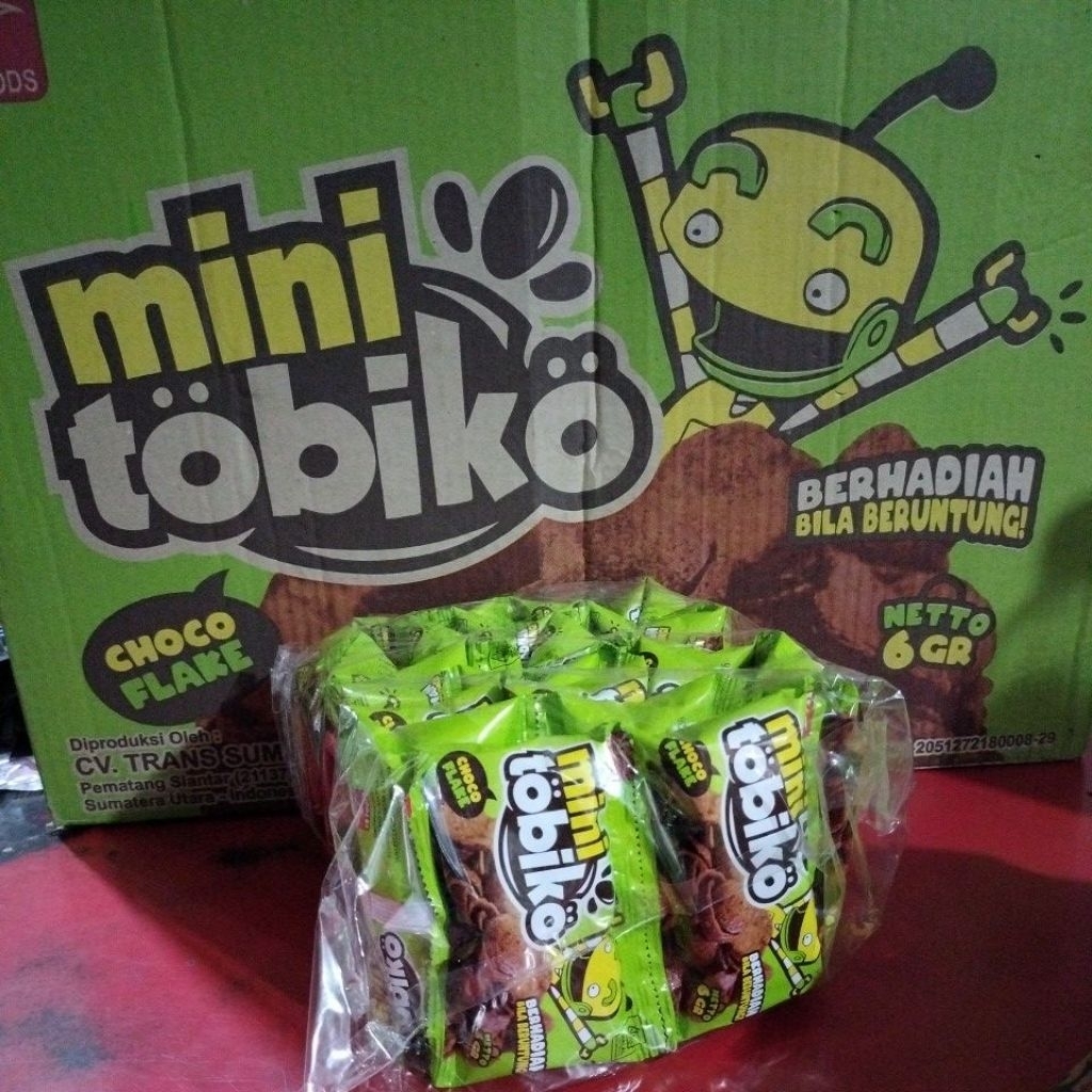 Snack Viral Mini Tobiko Berhadiah Choco Flake harga 20 pcs