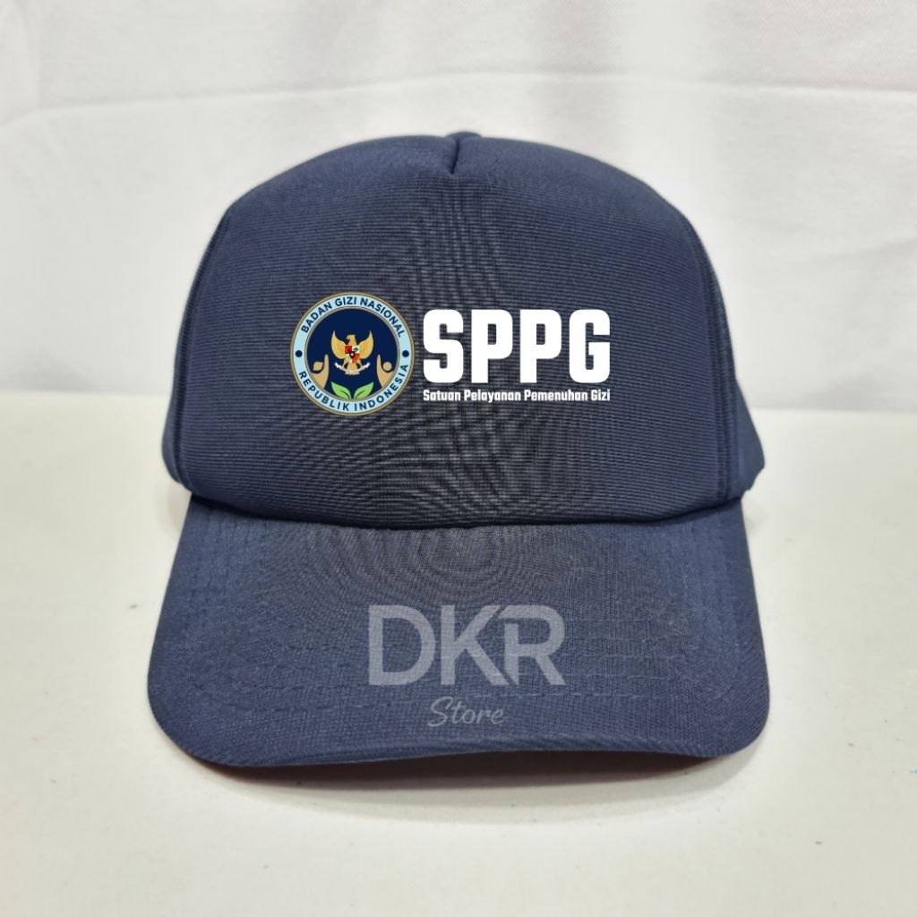 TOPI SPPG BGN BADAN GIZI NASIONAL TOPI BASEBALL SPPG BGN