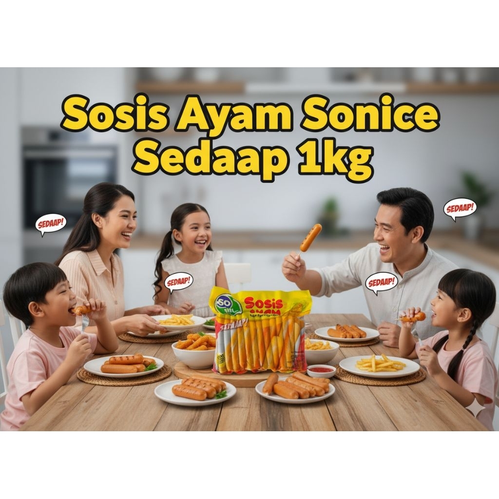 Sosis Ayam Sonice Sedaaap 1 Kg
