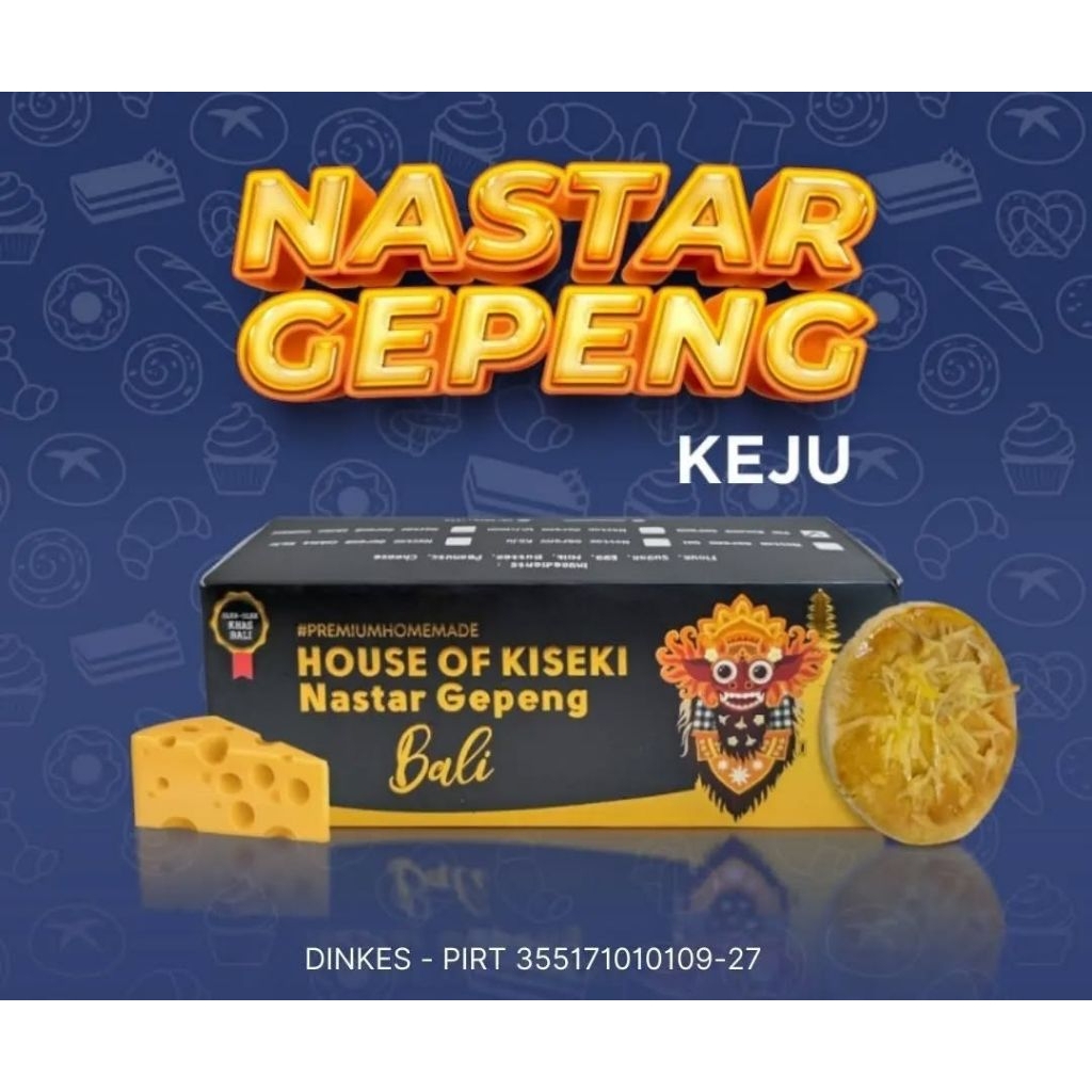 nastar gepeng Bali house of kiseki nastar gepeng Bali nastar keju nastar wisjman nastar kacang nasta