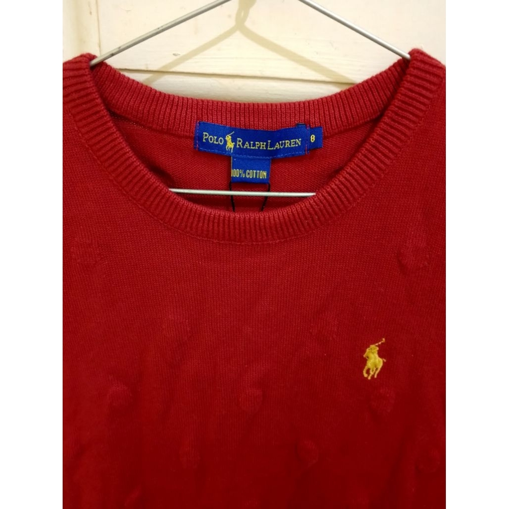 Dress Rajut Anak Prempuan Original Polo Ralph Lauren