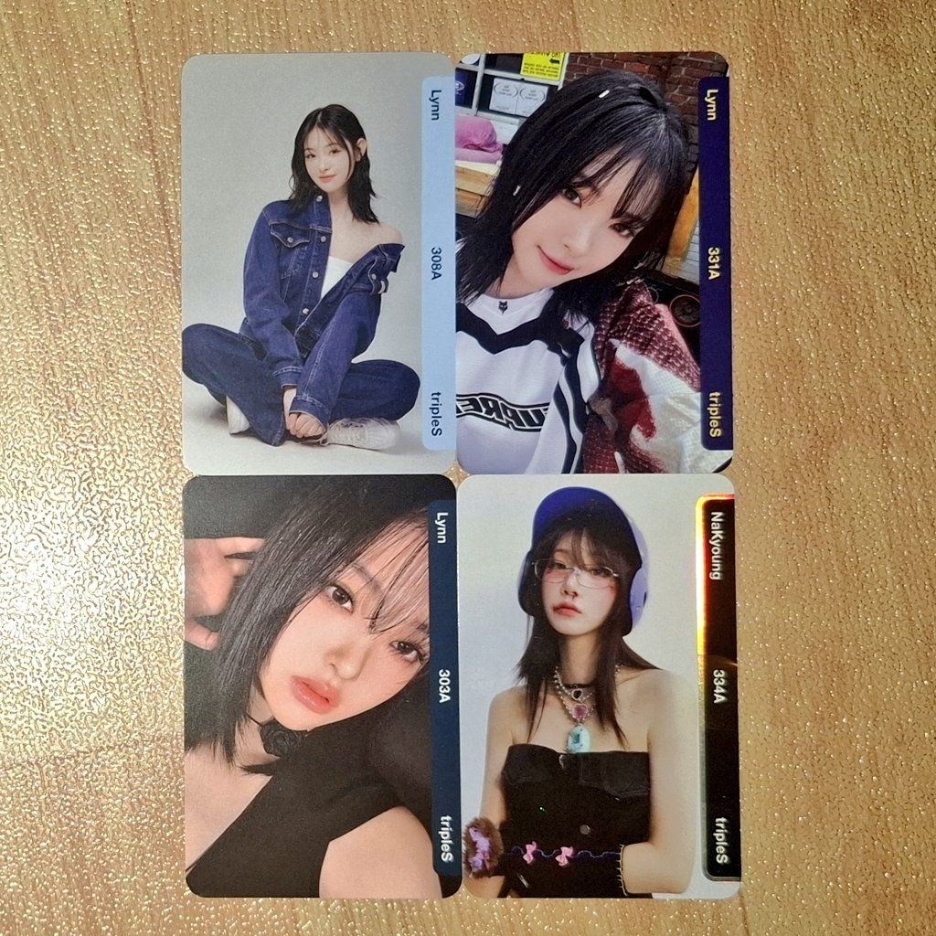 PC photocard NaKyoung Lynn triples fisik + objekt D334 334A D308 308A D331 331A D303 303A DCO